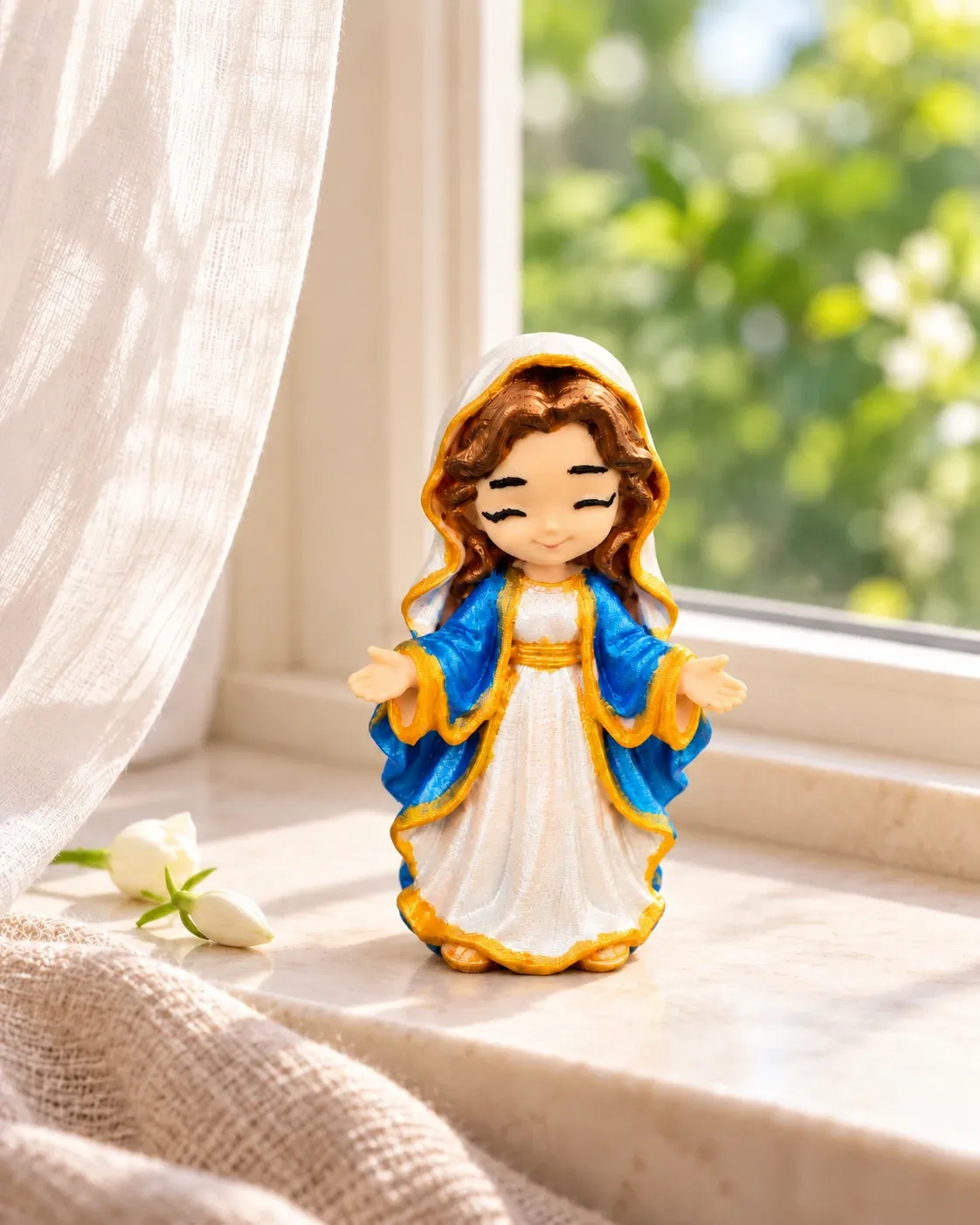 Mother Mary Blessing Figurine