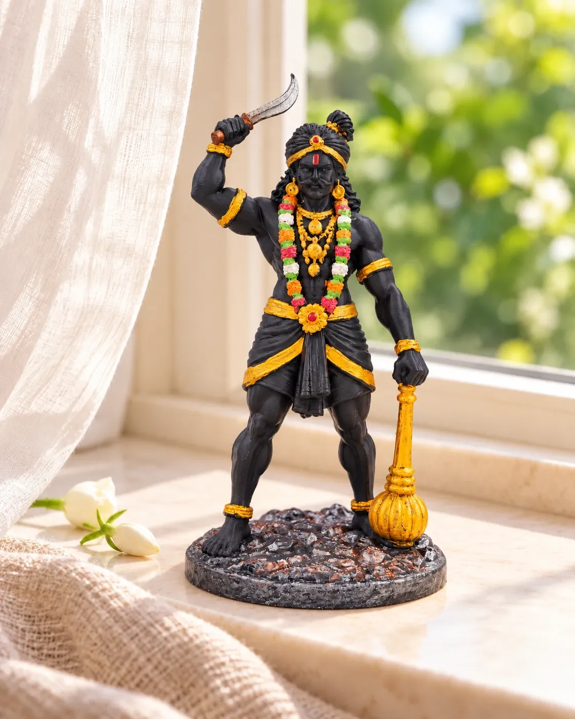 Karuppasamy Guardian Deity Statue
